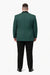 Mens Big and Tall Blazer - Green Plus Size Tuxedo Jacket