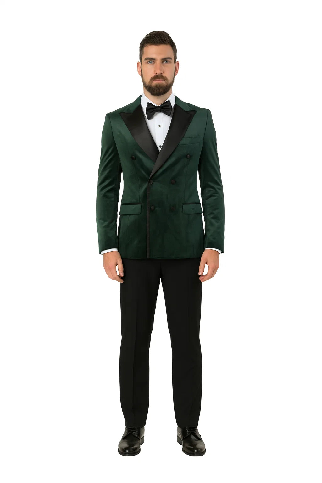 Green Velvet Double Breasted Tuxedo Jacket – Wedding & Prom Neon Green / 38 Short