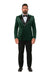 Green Velvet Double Breasted Tuxedo Jacket – Wedding & Prom