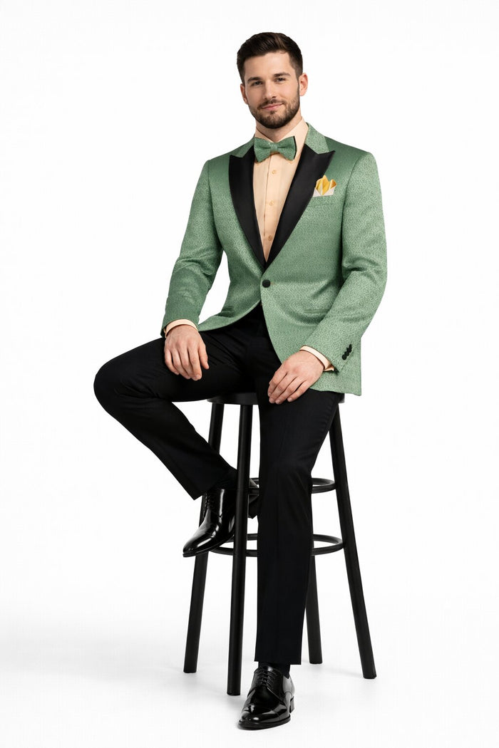 Premium Basil Green Church Suit for Men – Sharp Formal Ensemble Modern Fit