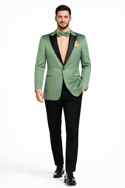 Premium Basil Green Church Suit for Men – Sharp Formal Ensemble Modern Fit