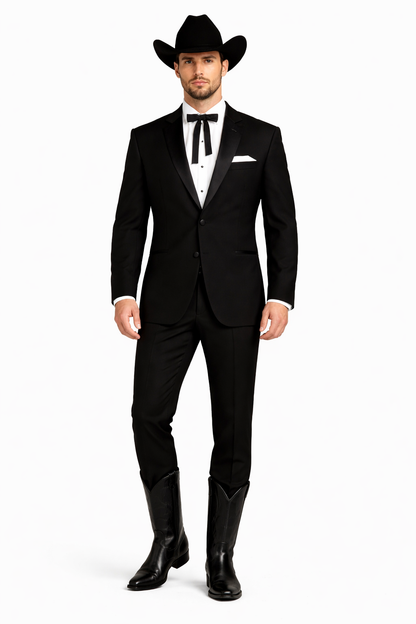 Green Western Suits For Wedding - Western Tuxedo - Traje Para Hombre