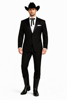 Green Western Suits For Wedding - Western Tuxedo - Traje Para Hombre