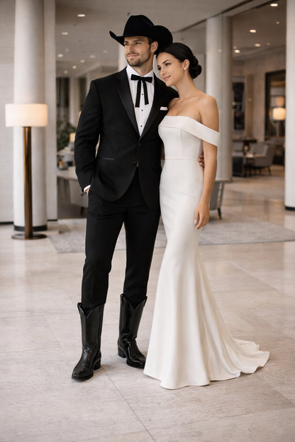 Green Western Suits For Wedding - Western Tuxedo - Traje Para Hombre
