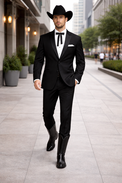 Green Western Suits For Wedding - Western Tuxedo - Traje Para Hombre