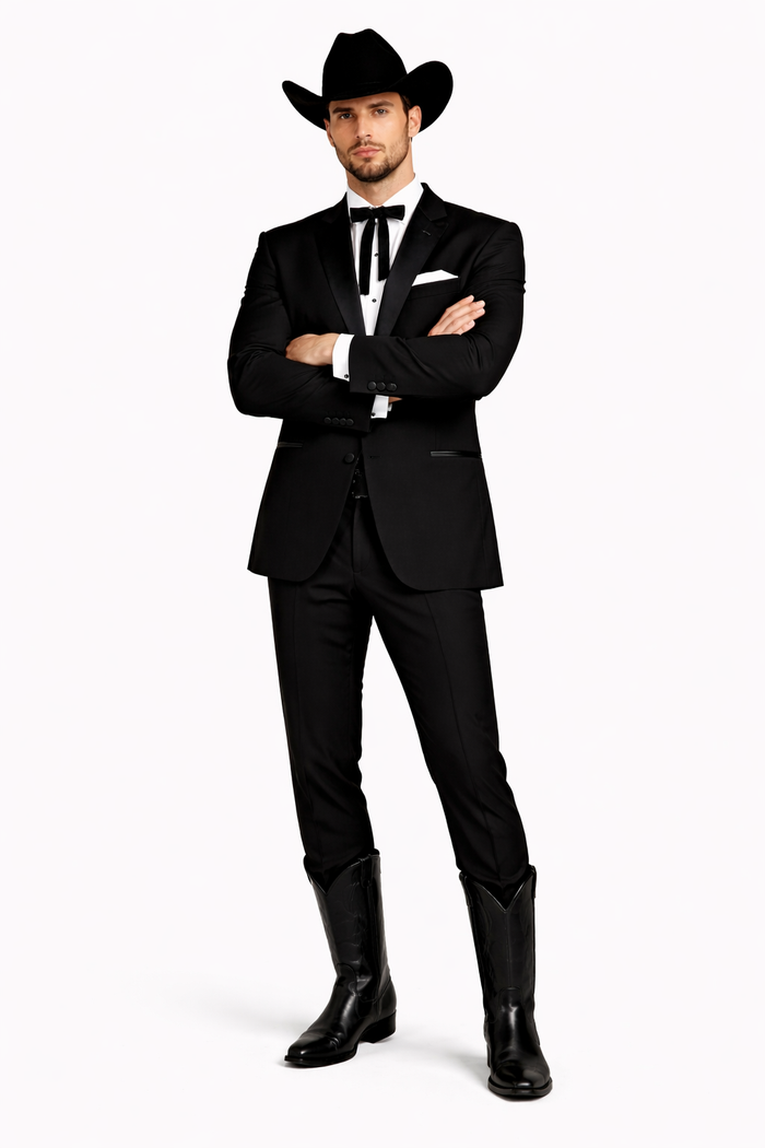 Green Western Suits For Wedding - Western Tuxedo - Traje Para Hombre