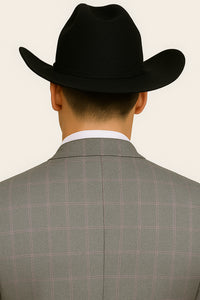 Grey and Pink Suits Including Shirt and Tie