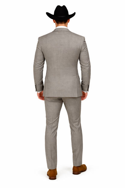 Grey and Pink Suits Including Shirt and Tie Modern Fit