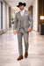 Grey and Pink Suits Including Shirt and Tie