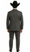 Grey~Gray 2 button  collar or Formal Suit & Dinner Jacker or Blazer with Black Edge Trim  Fashion Tuxedo For Men
