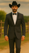Grey~Gray 2 button  collar or Formal Suit & Dinner Jacker or Blazer with Black Edge Trim  Fashion Tuxedo For Men