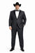 Grey~Gray 2 button  collar or Formal Suit & Dinner Jacker or Blazer with Black Edge Trim  Fashion Tuxedo For Men