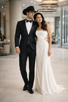 Grey~Gray 2 button  collar or Formal Suit & Dinner Jacker or Blazer with Black Edge Trim  Fashion Tuxedo For Men