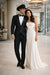 Grey~Gray 2 button  collar or Formal Suit & Dinner Jacker or Blazer with Black Edge Trim  Fashion Tuxedo For Men
