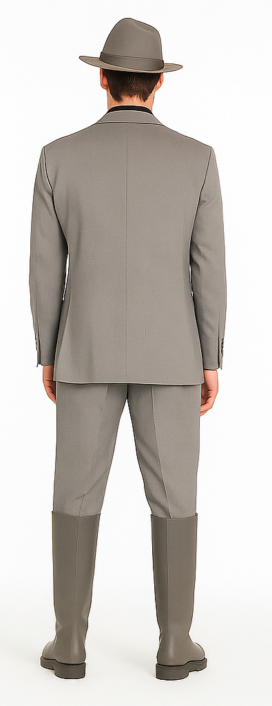 Grey-Gray Solid Color discounted Cheap Priced Business Suit Clearance Sale regular cut Available in 2 or Three ~ 3 Button Style Regular Classic Cut - Image 2
