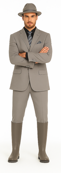 Grey-Gray Solid Color discounted Cheap Priced Business Suit Clearance Sale regular cut Available in 2 or Three ~ 3 Button Style Regular Classic Cut - Image 5