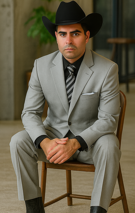 Grey-Gray Solid Color discounted Cheap Priced Business Suit Clearance Sale regular cut Available in 2 or Three ~ 3 Button Style Regular Classic Cut