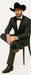 Grey~Gray 2 button  collar or Formal Suit & Dinner Jacker or Blazer with Black Edge Trim  Fashion Tuxedo For Men