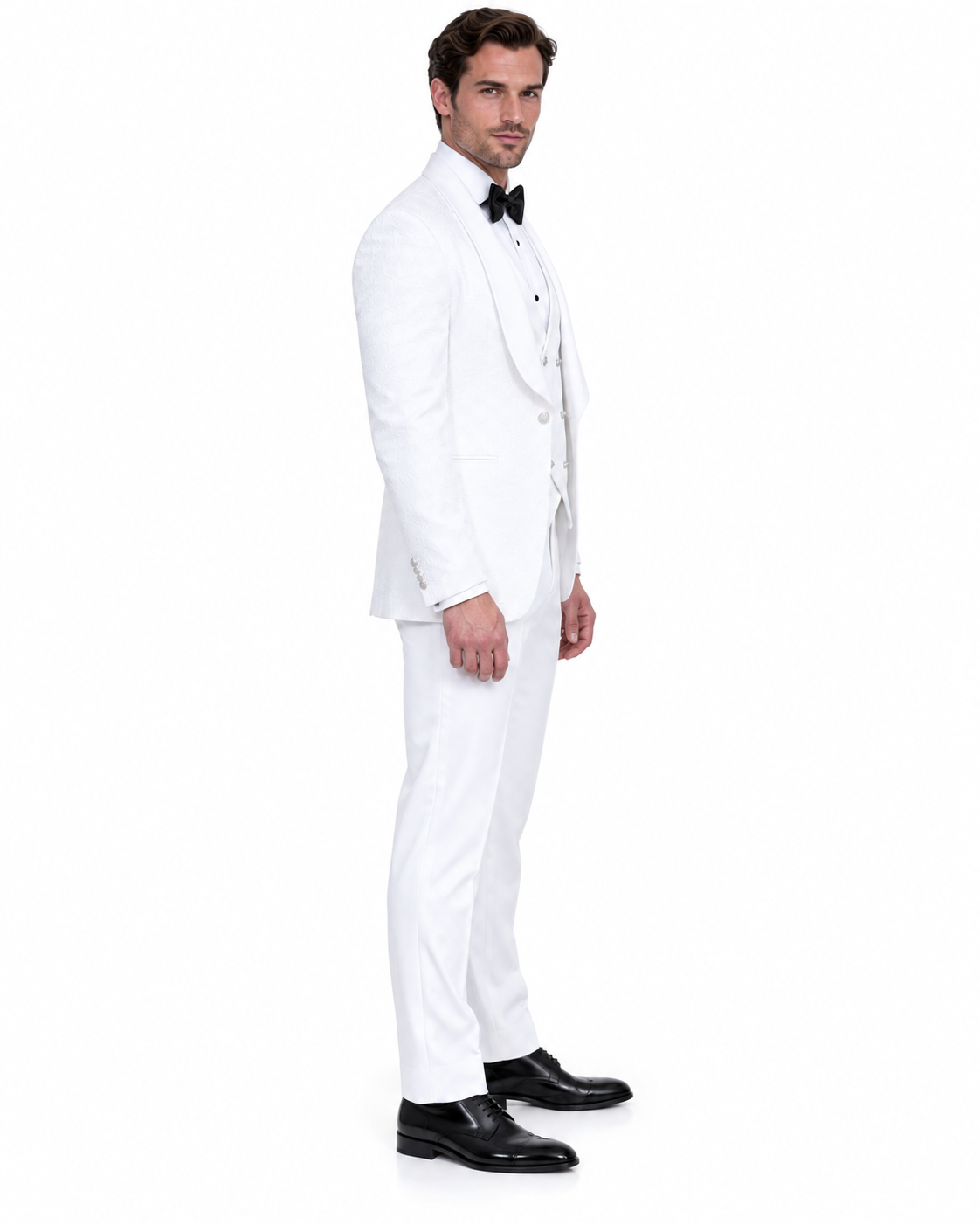 Groom Suit - White Wedding Tuxedo