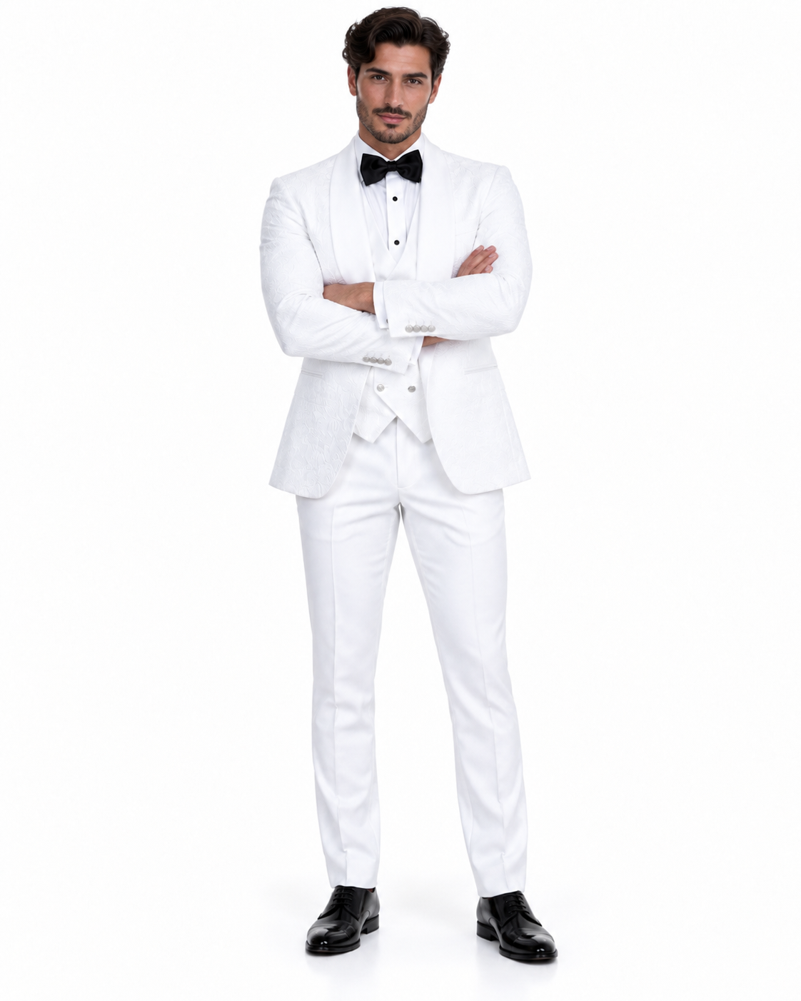 Groom Suit - White Wedding Tuxedo