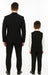 Hampton Stacy Adams Kids Five Piece Set Black Tuxedo