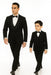 Hampton Stacy Adams Kids Five Piece Set Black Tuxedo