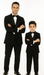 Hampton Stacy Adams Kids Five Piece Set Black Tuxedo