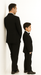 Hampton Stacy Adams Kids Five Piece Set Black Tuxedo