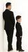 Hampton Stacy Adams Kids Five Piece Set Black Tuxedo