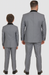 Hampton Stacy Adams Kids Five Piece Set Grey Tuxedo