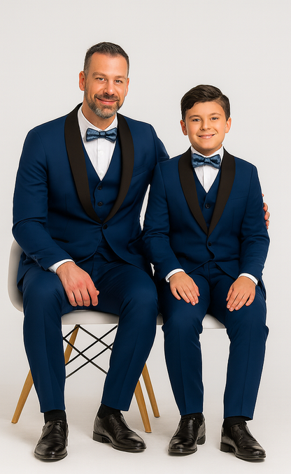 Hampton Stacy Adams Kids Five Piece Set Tuxedo - Image 4