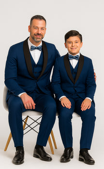 Hampton Stacy Adams Kids Five Piece Set Tuxedo - Image 4