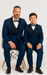 Hampton Stacy Adams Kids Five Piece Set Tuxedo