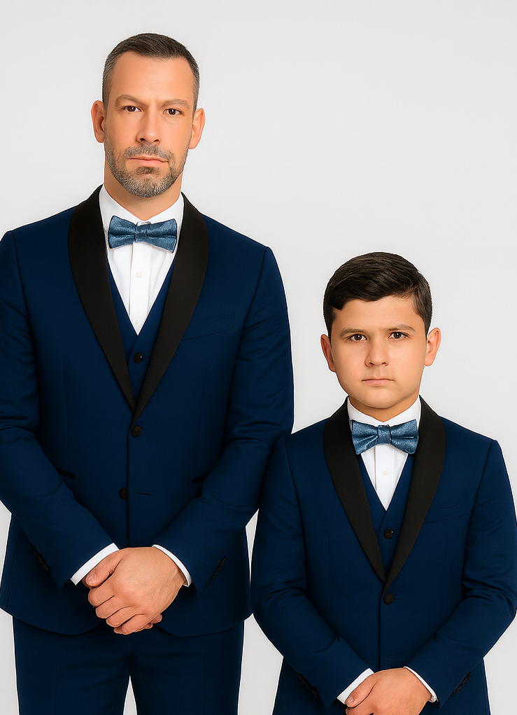 Hampton Stacy Adams Kids Five Piece Set Tuxedo - Image 7