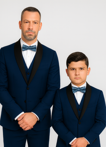 Hampton Stacy Adams Kids Five Piece Set Tuxedo