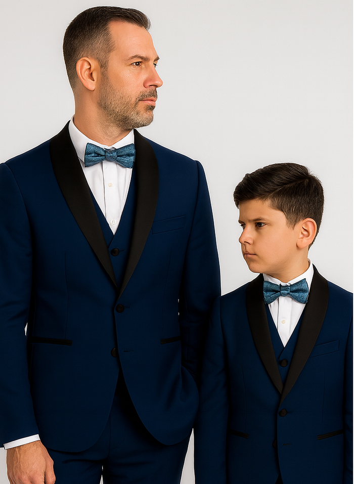 Hampton Stacy Adams Kids Five Piece Set Tuxedo - Image 8