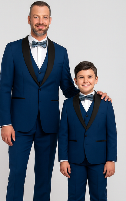 Hampton Stacy Adams Kids Five Piece Set Tuxedo - Image 2