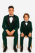 Hampton Stacy Adams Kids Green Five Piece Set Tuxedo