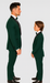 Hampton Stacy Adams Kids Green Five Piece Set Tuxedo