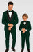 Hampton Stacy Adams Kids Green Five Piece Set Tuxedo