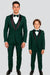 Hampton Stacy Adams Kids Green Five Piece Set Tuxedo
