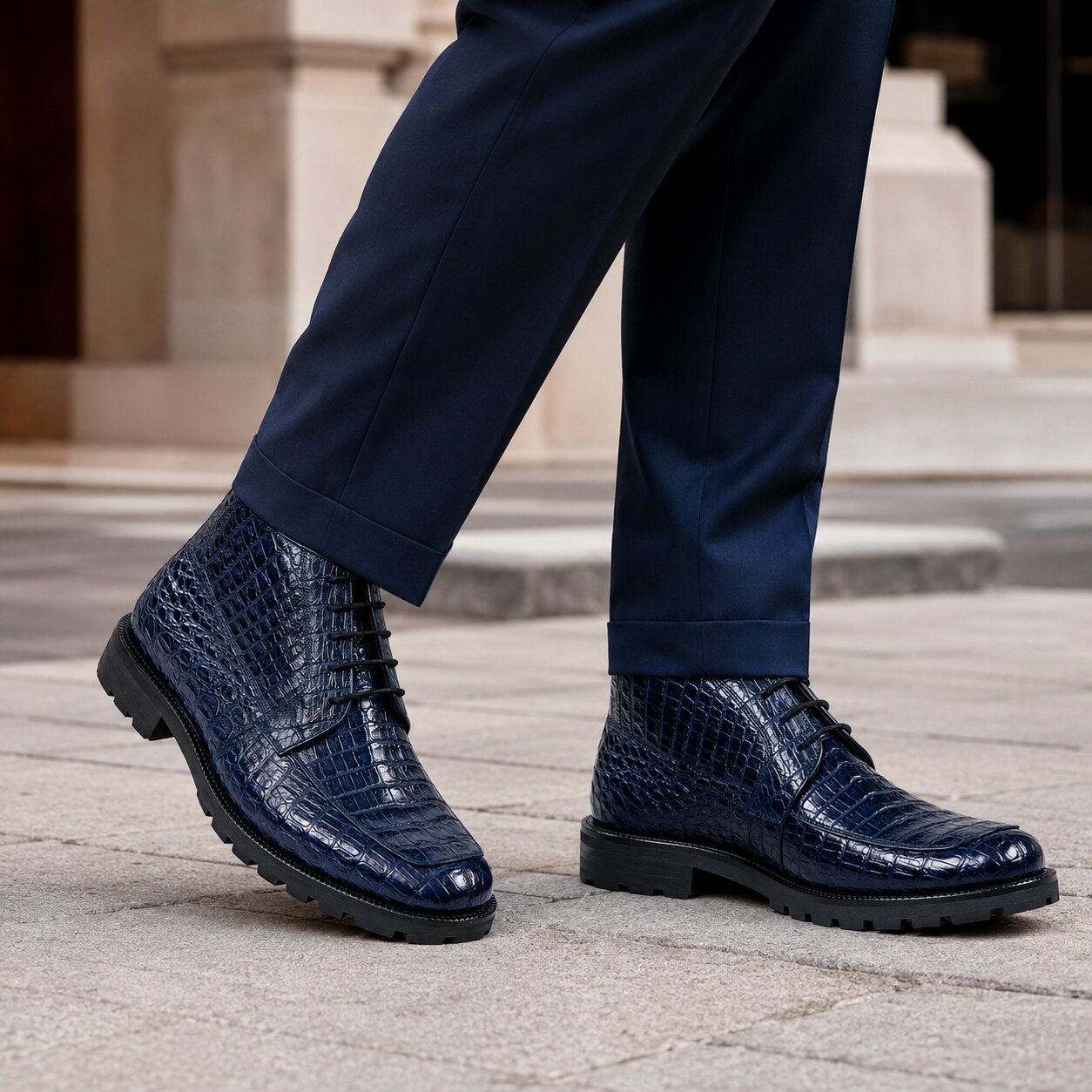 Zapato Botín Piel Caimán Panza LAB-ZA2068210