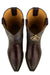 King Exotic Snip Toe Eel Boots Burnished Purple – Men’s Handcrafted
