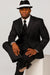 Harlem Nights Costumes - Suit + Hat + Shirt And Tie