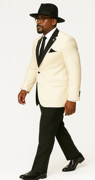 Harlem Nights Movie Clothing Outfit - 1920s Costume Party Mens Suit + Hat Shirt and Tie - Image 4