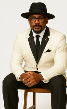 Harlem Nights Movie Clothing Outfit - 1920s Costume Party Mens Suit + Hat Shirt and Tie - Image 5