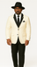 Harlem Nights Movie Clothing Outfit - 1920s Costume Party Mens Suit + Hat Shirt and Tie