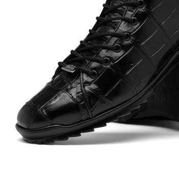 Marco Di Milano Hermond Black Leather Luxury Loafer