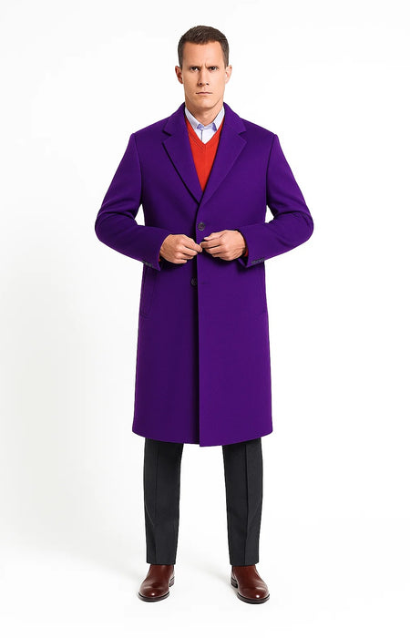 Heath Ledger Joker Costume Overcoat For Men