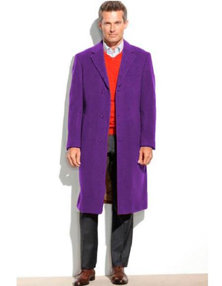 Heath Ledger Joker Costume Overcoat For Men